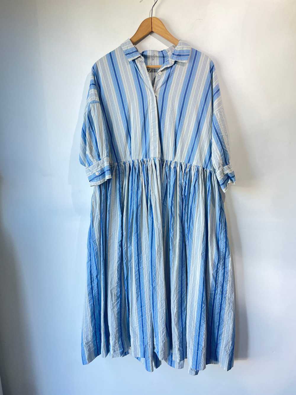 Casey Casey Blue Striped Dress - image 8