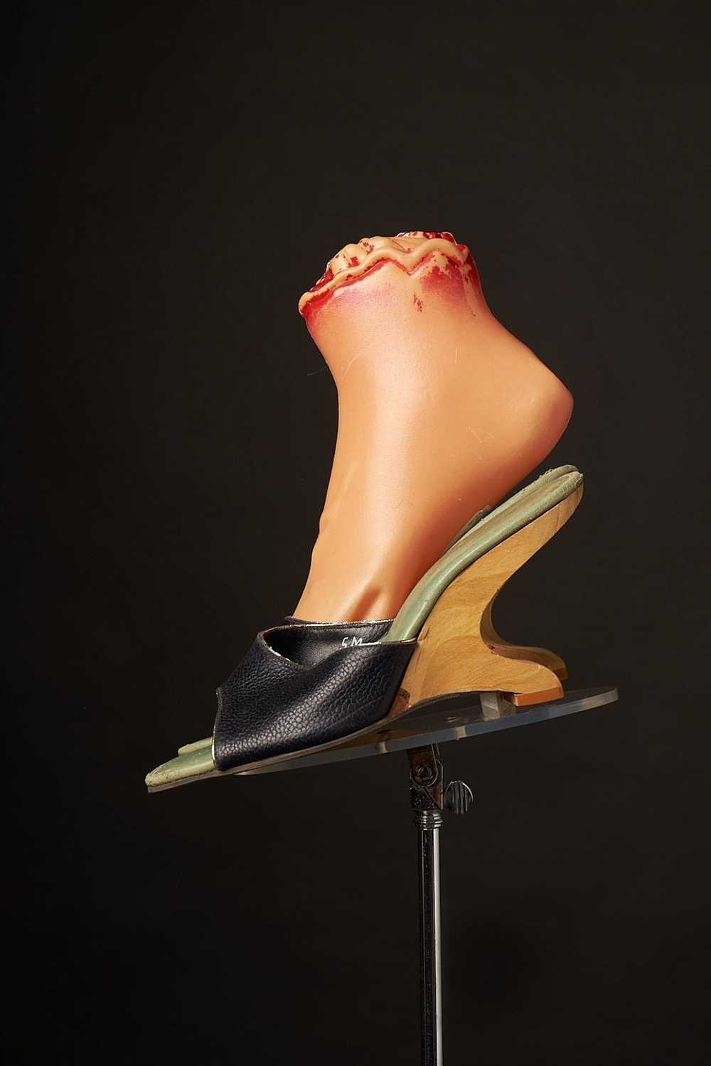 Vintage 1950s Boomerang Heels Shoes - image 2