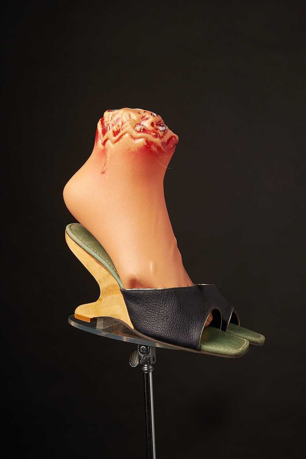 Vintage 1950s Boomerang Heels Shoes - image 4
