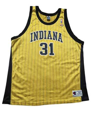Vintage Jermaine O'Neal #7 Indiana Pacers Jersey Adidas Throwback Youth  Large 14