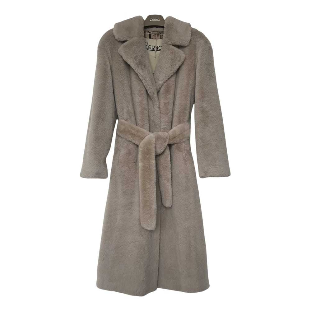 Herno Faux fur trench coat - image 1
