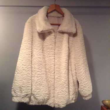 Other White Faux Fur Reversible Coat