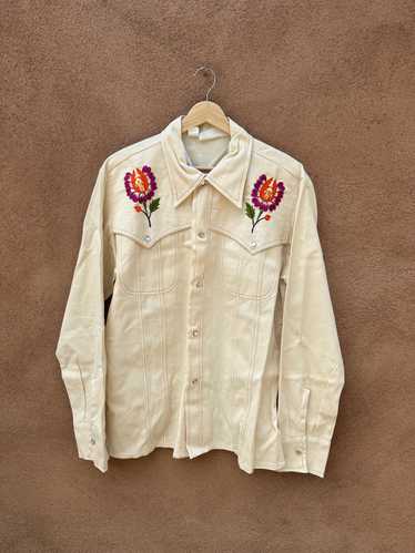 1960's Mary Vi Bordados Cotton Sanforized Shirt - image 1