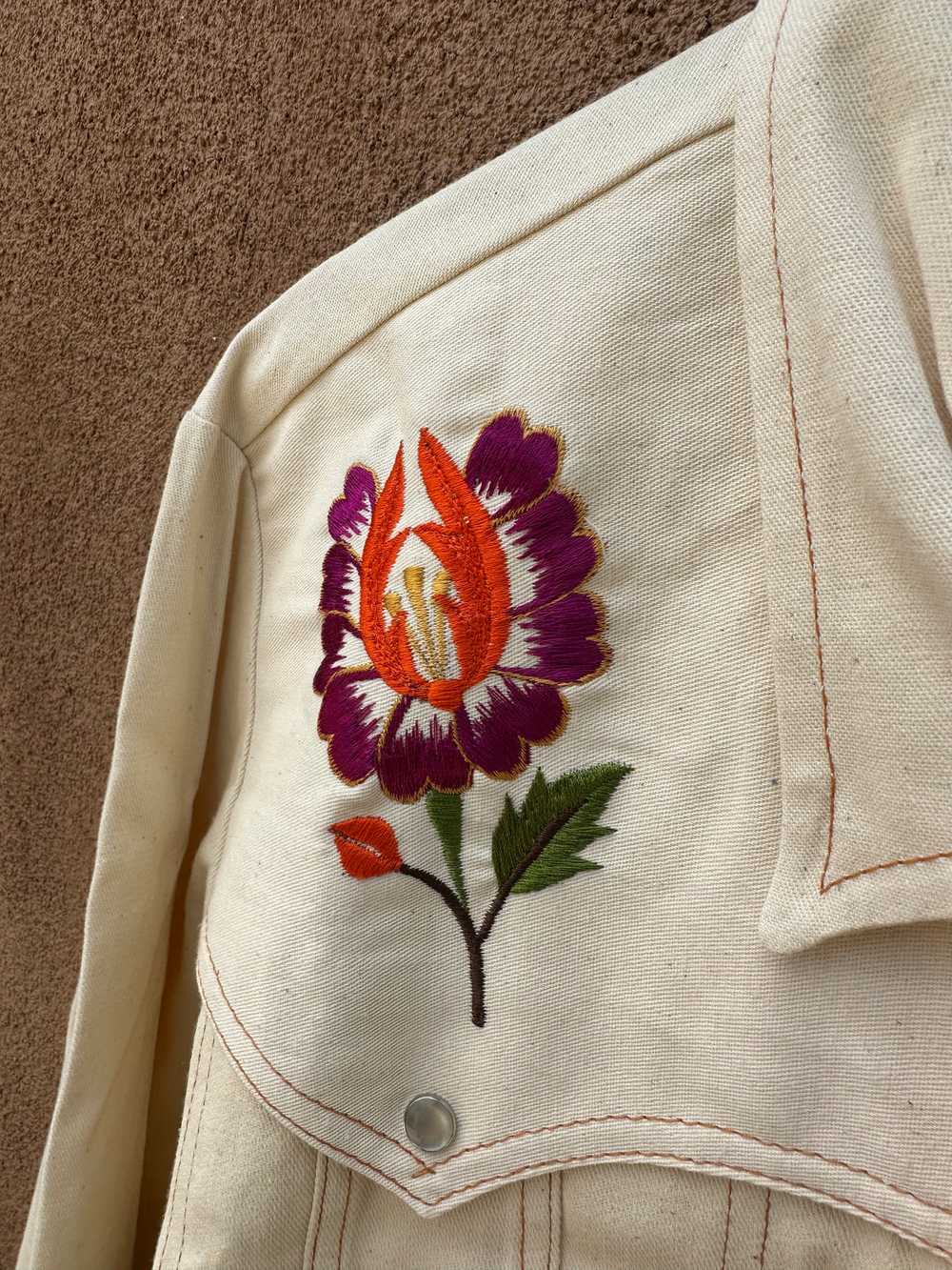 1960's Mary Vi Bordados Cotton Sanforized Shirt - image 4
