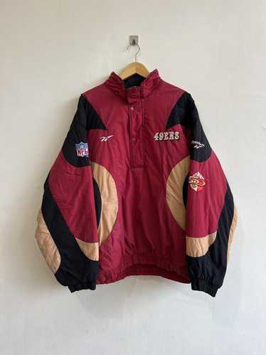 1990's SAN FRANCISCO 49ERS REEBOK RAIN JACKET XL - Classic American Sports