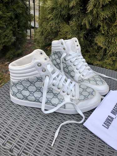 Gucci × Luxury Gucci Monogram Sneakers HI-top