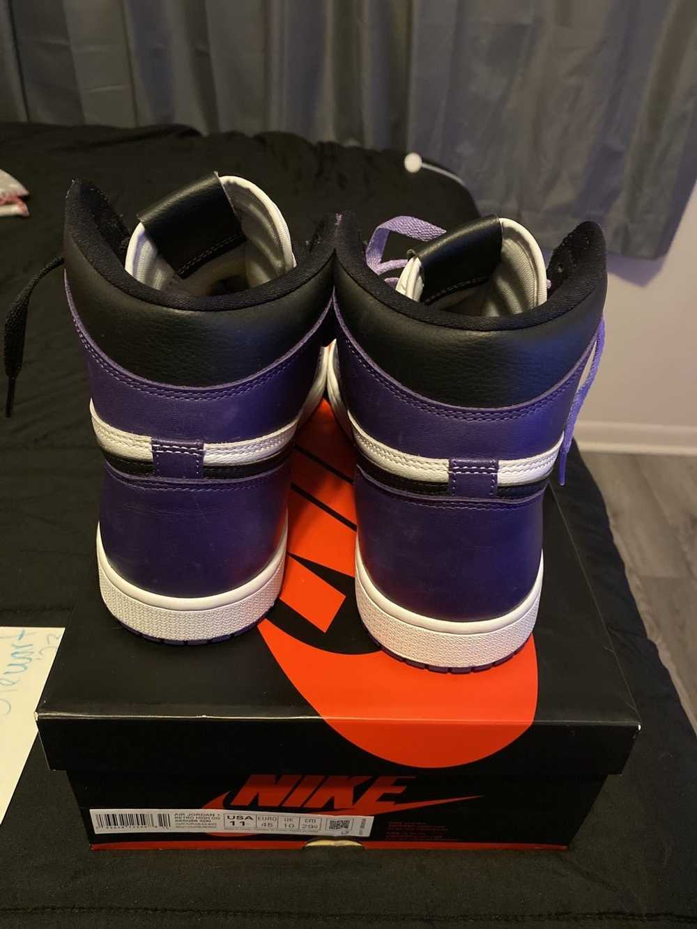 Jordan Brand × Nike Air Jordan 1 Retro “Court Pur… - image 3