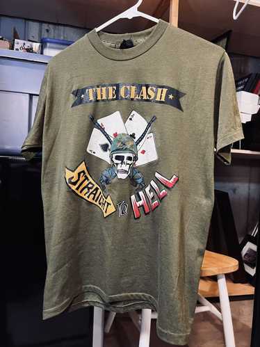 The Clash vintage rare T-shirt, white tee shirt, Brit… - Gem