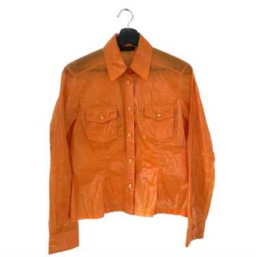 Gucci Vintage Rare Tom Ford Era Monogram GG & Leather Shirt & Shorts Set  Size 38 Brown Beige Cloth ref.198406 - Joli Closet