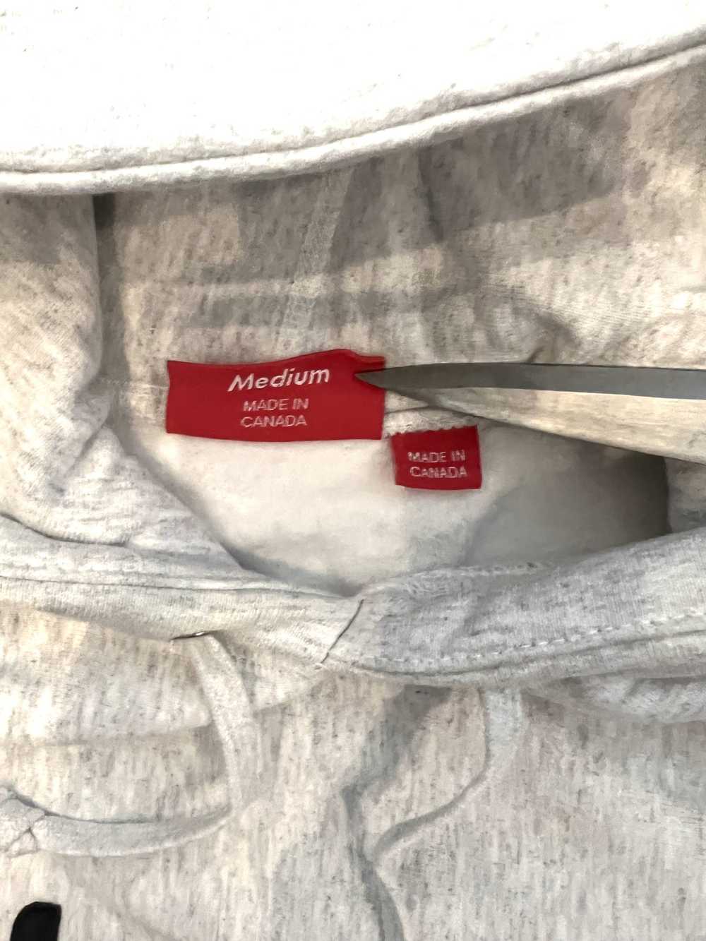 Supreme Supreme Arabic Hoodie Ash Grey - image 4