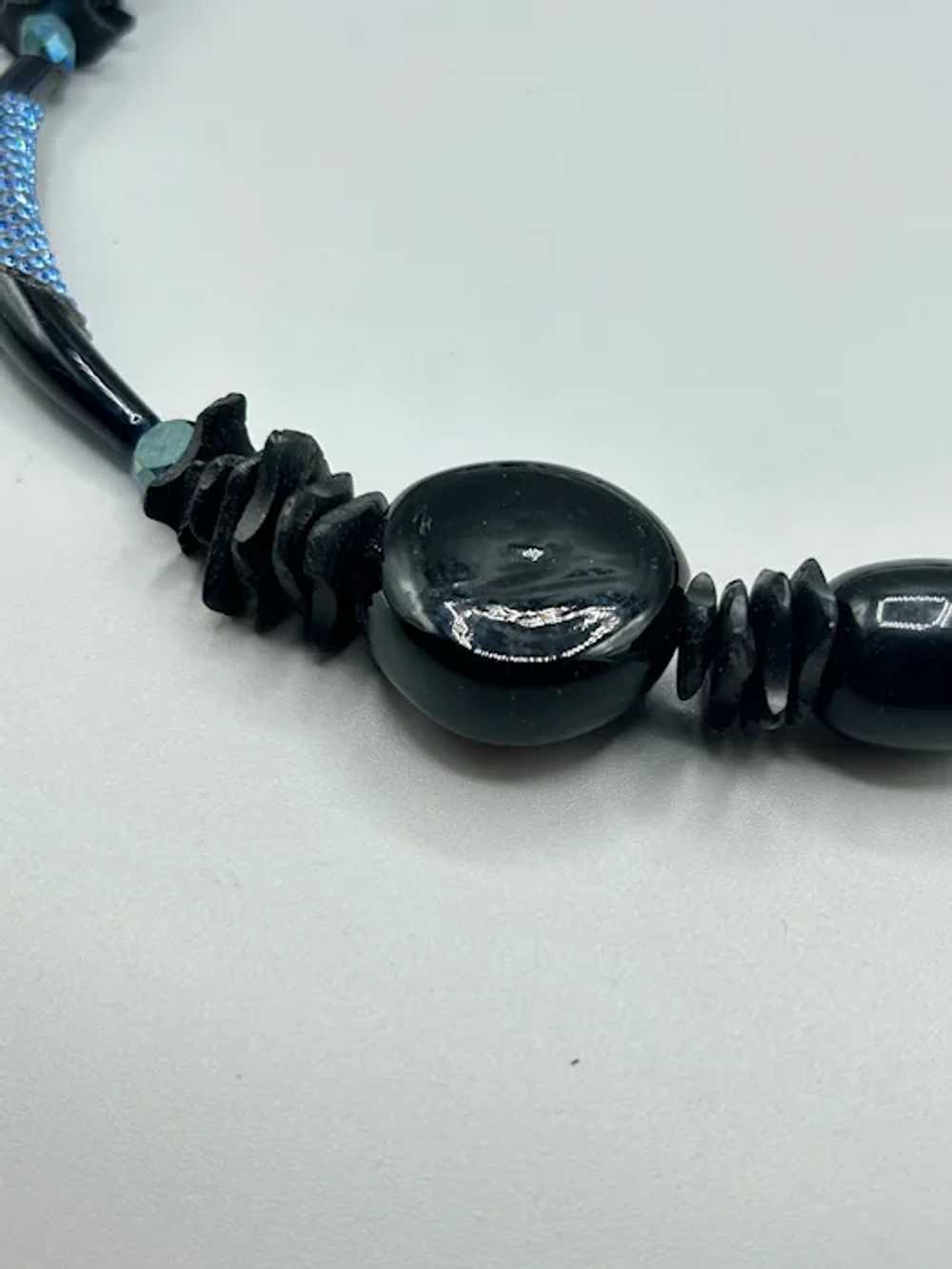 One of a Kind Necklace Handcrafted Specialty Bead… - image 9