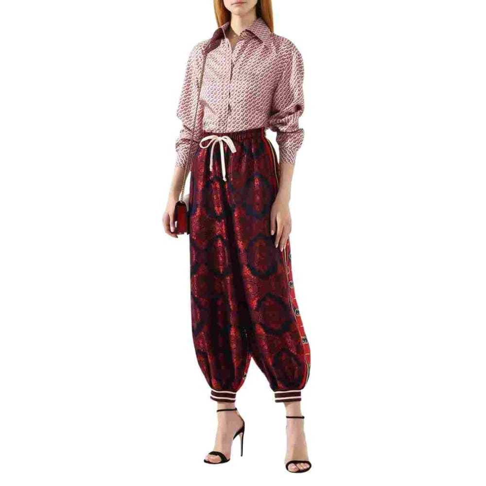 Gucci Silk straight pants - image 2