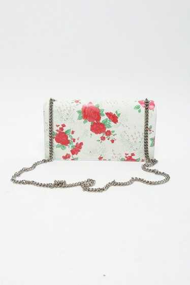 Vetements Vetements White Floral Print Clutch Bag… - image 1