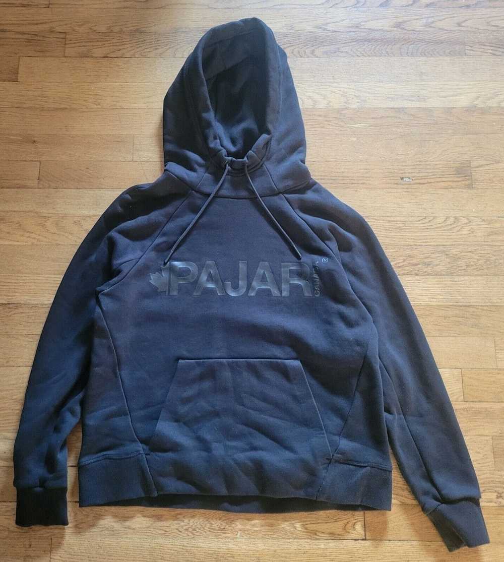 Pajar × Streetwear Pajar Murdered out logo hoodie… - image 1
