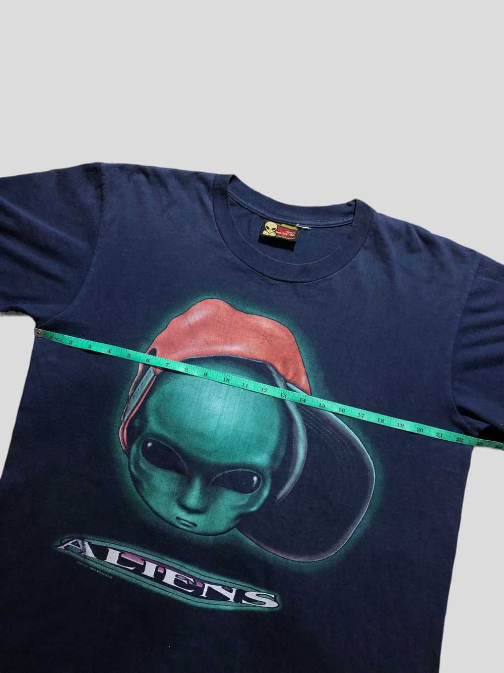 Vintage Alien workshop T Shirt - image 4