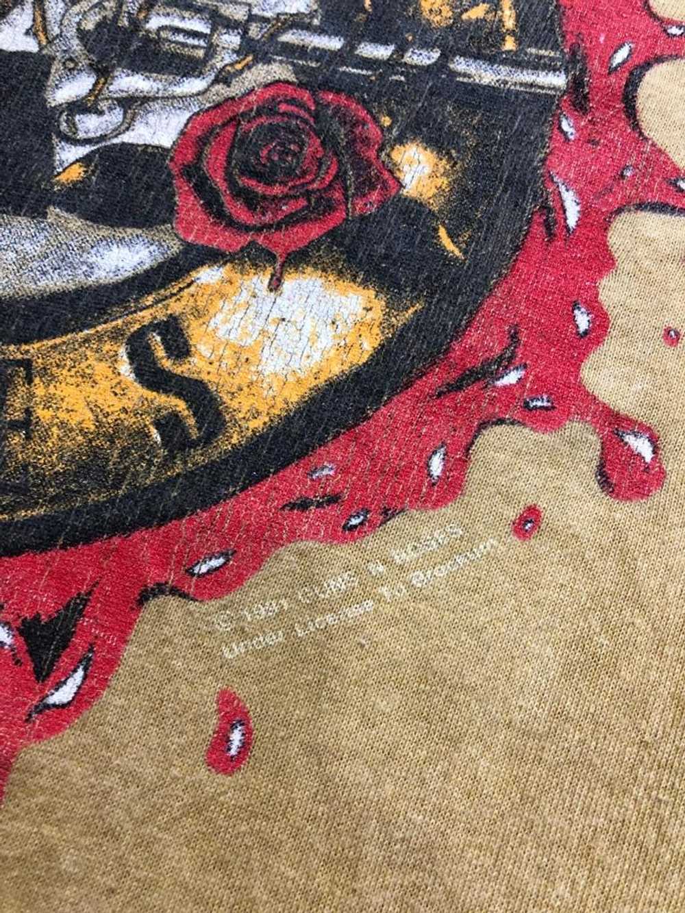 1991 Guns n Roses T Shirt - image 4