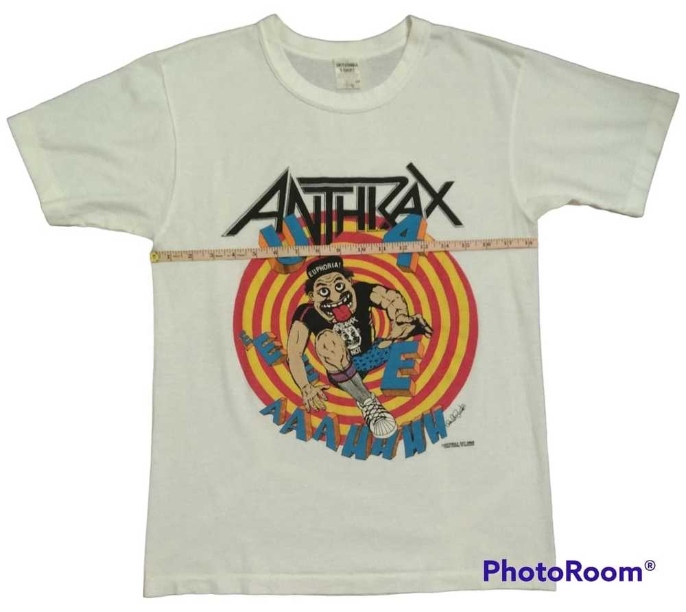 Band Tees × Vintage Vintage 80s Anthrax Shirt - image 1