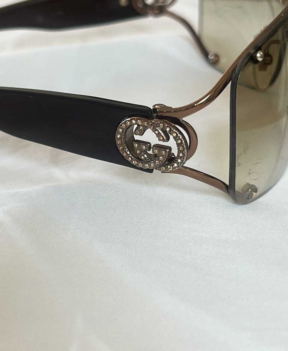 Gucci × Vintage Y2K Style/ GUCCI Tortoise Sunglas… - image 2