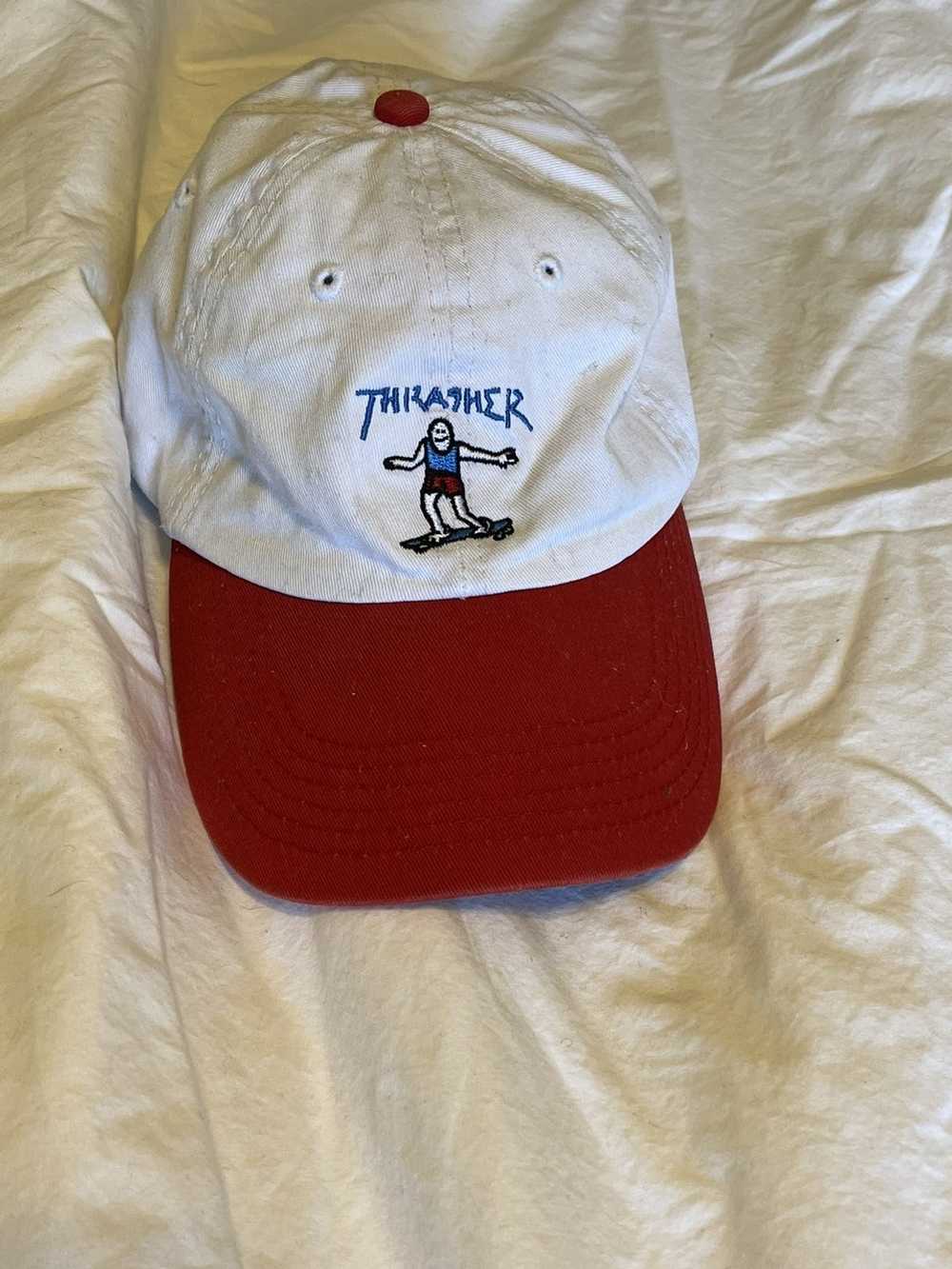 Thrasher White and red thrasher hat - image 1