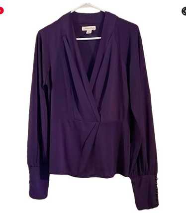 Coldwater Creek Coldwater Creek purple blouse, ver