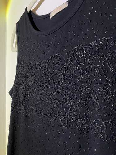 Forever 21 × Vintage High Neck Beaded Tank Top
