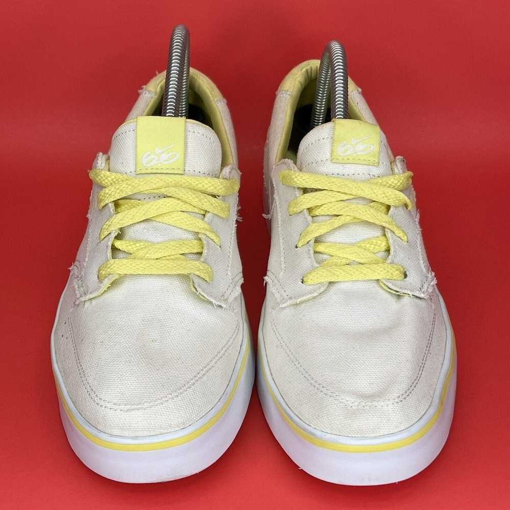 Nike Nike 6.0 Braata Khaki/Yellow Skate Canvas Sh… - image 3