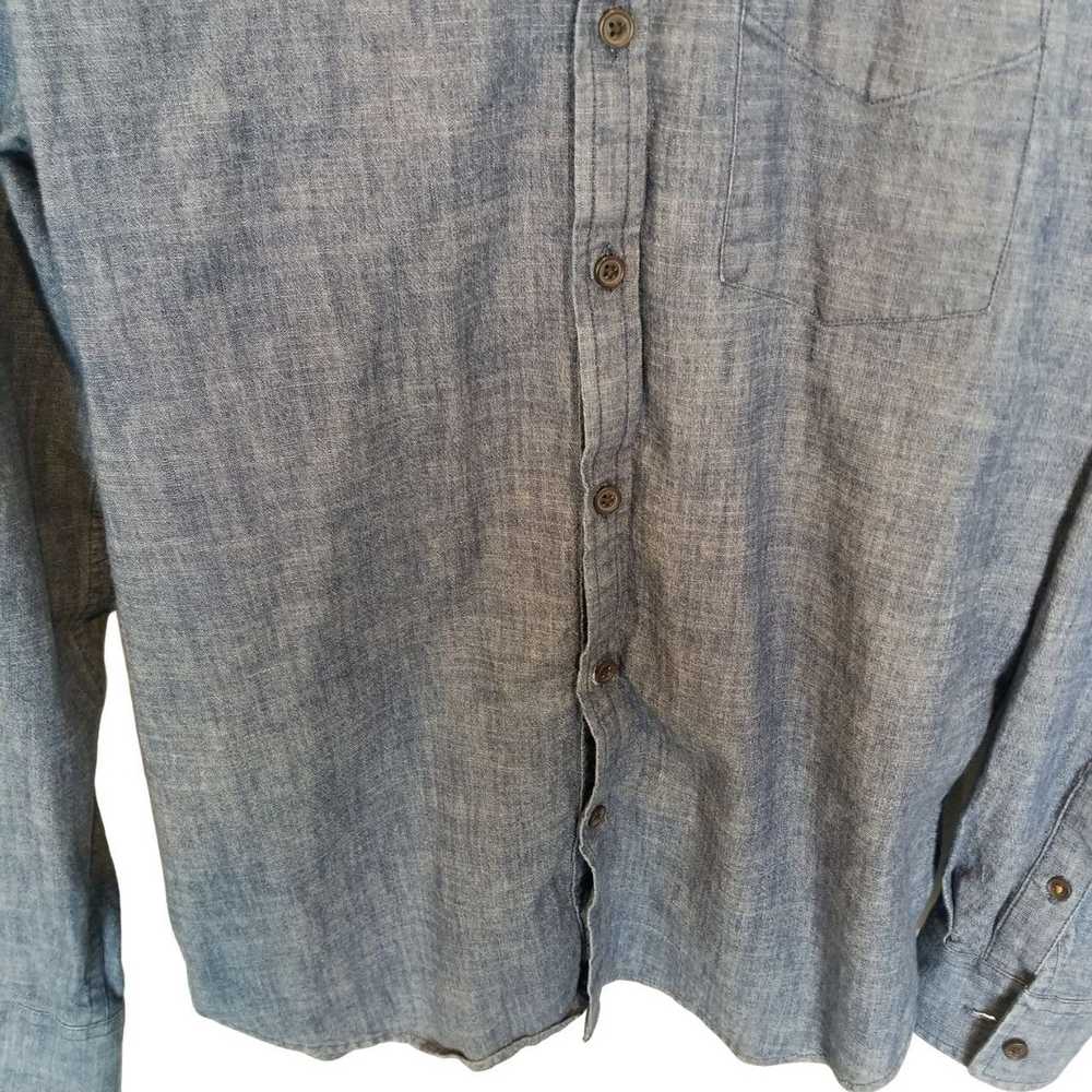 Lucky Brand Lucky Brand S Chambray Long Sleeves S… - image 3