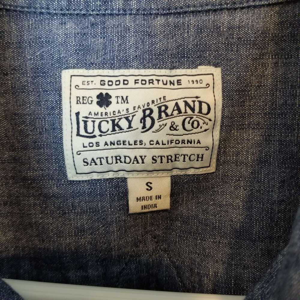 Lucky Brand Lucky Brand S Chambray Long Sleeves S… - image 6