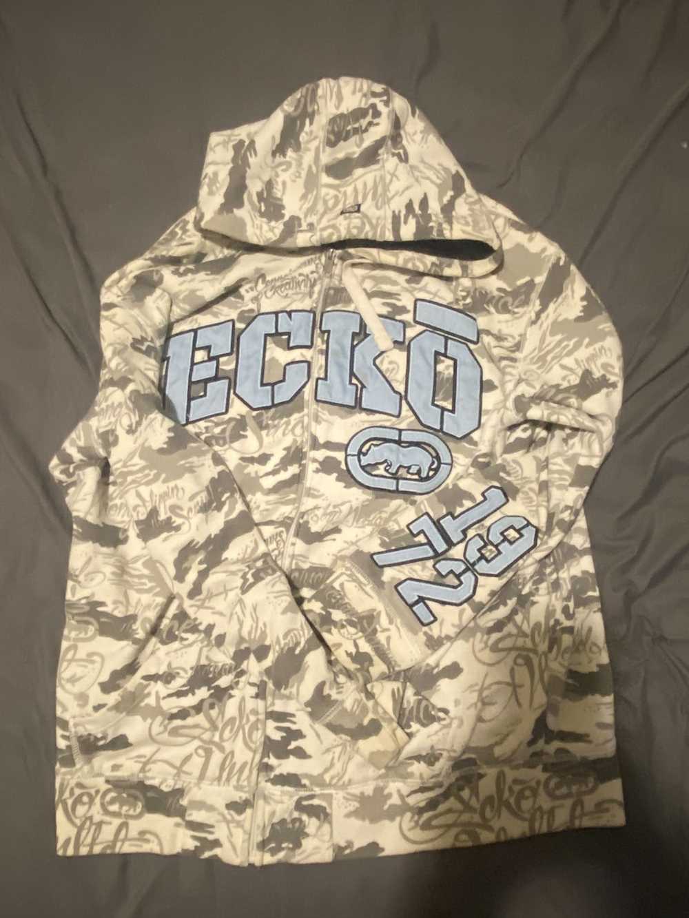 Ecko Unltd. Eckō Unltd blue/white sweatshirt - image 1