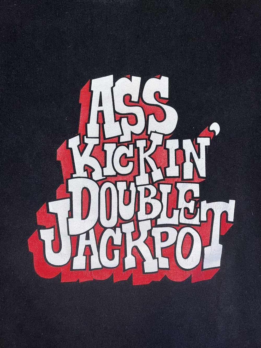 Tultex Y2K Double Jackpot Casino Graphic Tee Vint… - image 3