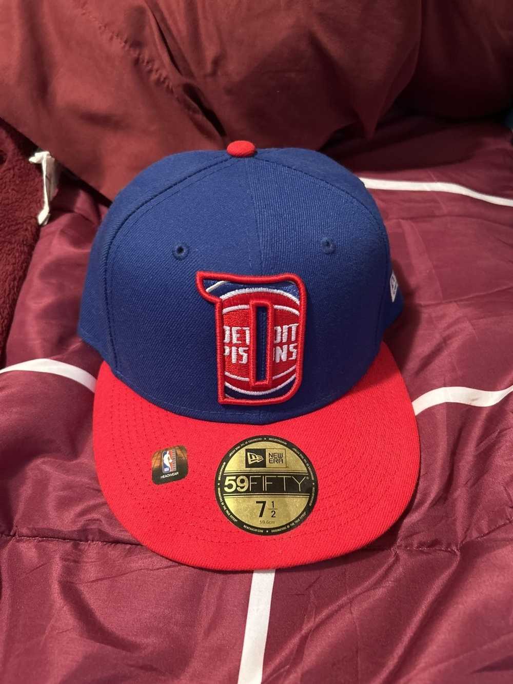 New Era 7 1/2 Pistons 75th Anniversary Draft Fitt… - image 2