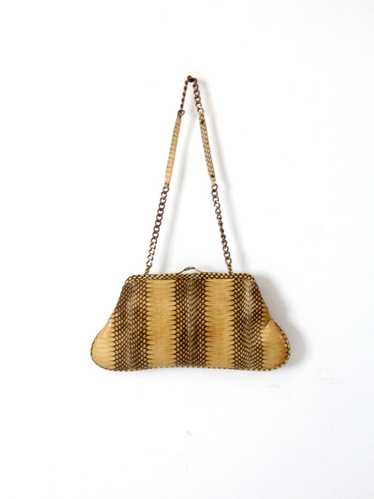 Vintage Vintage Leyla Snakeskin Handbag