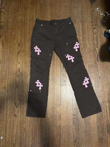 Japanese Brand Brown denim pick cross