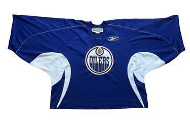 Nwt Edmonton Oilers Platinum Adult Reebok Practice Jersey Choose Your Size