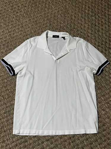 Theory White Theory Polo Shirt