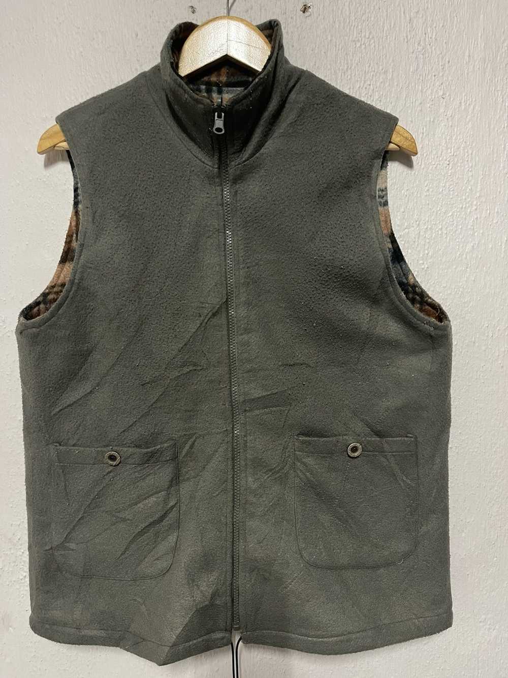 Japanese Brand × Vintage Riversible Vest Japanese… - image 7