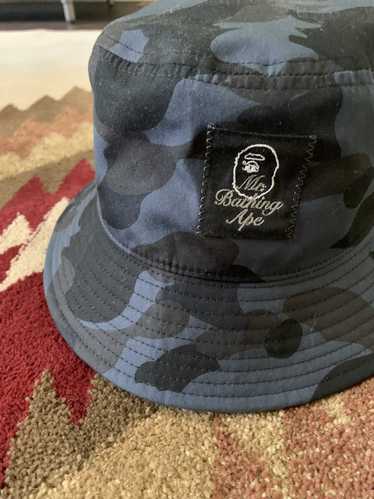 BAPE New Multi Camo Bucket Hat Black