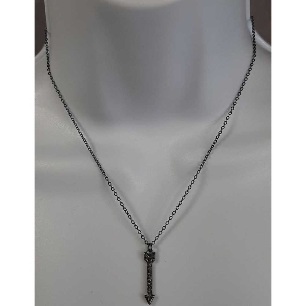 Other Minimalist Rhinestone Arrow Necklace - image 2