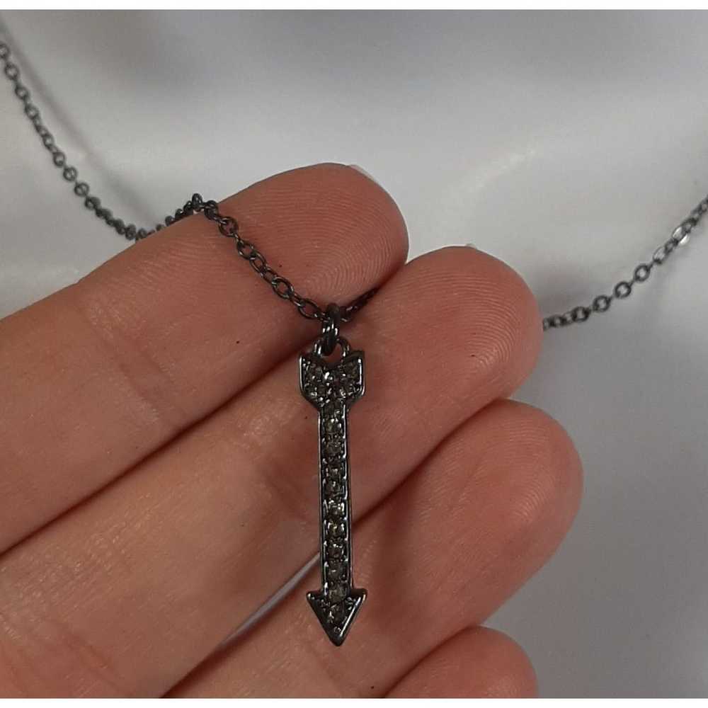 Other Minimalist Rhinestone Arrow Necklace - image 4