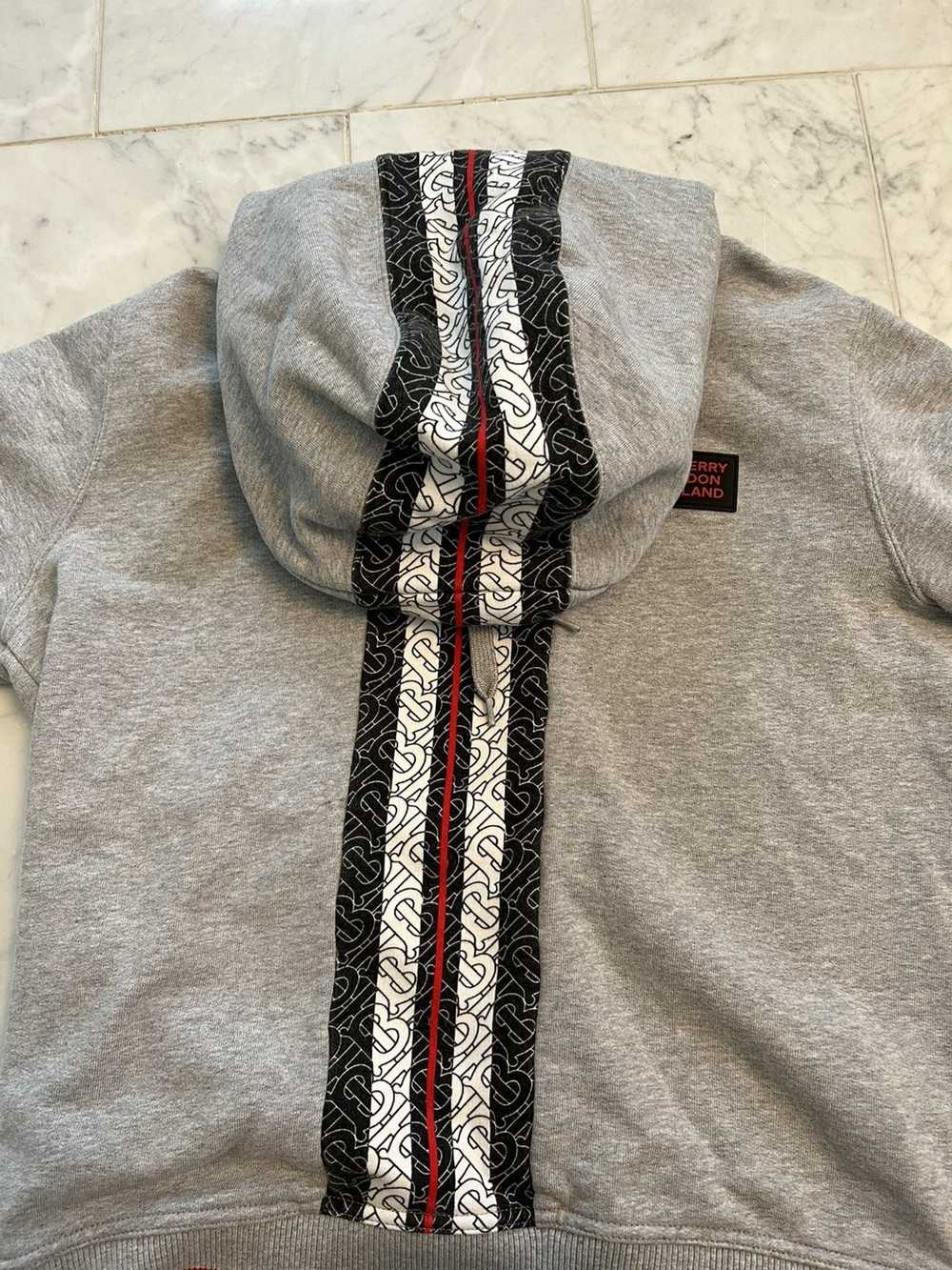 Burberry Burberry Gray Stripe Hoodie - image 2