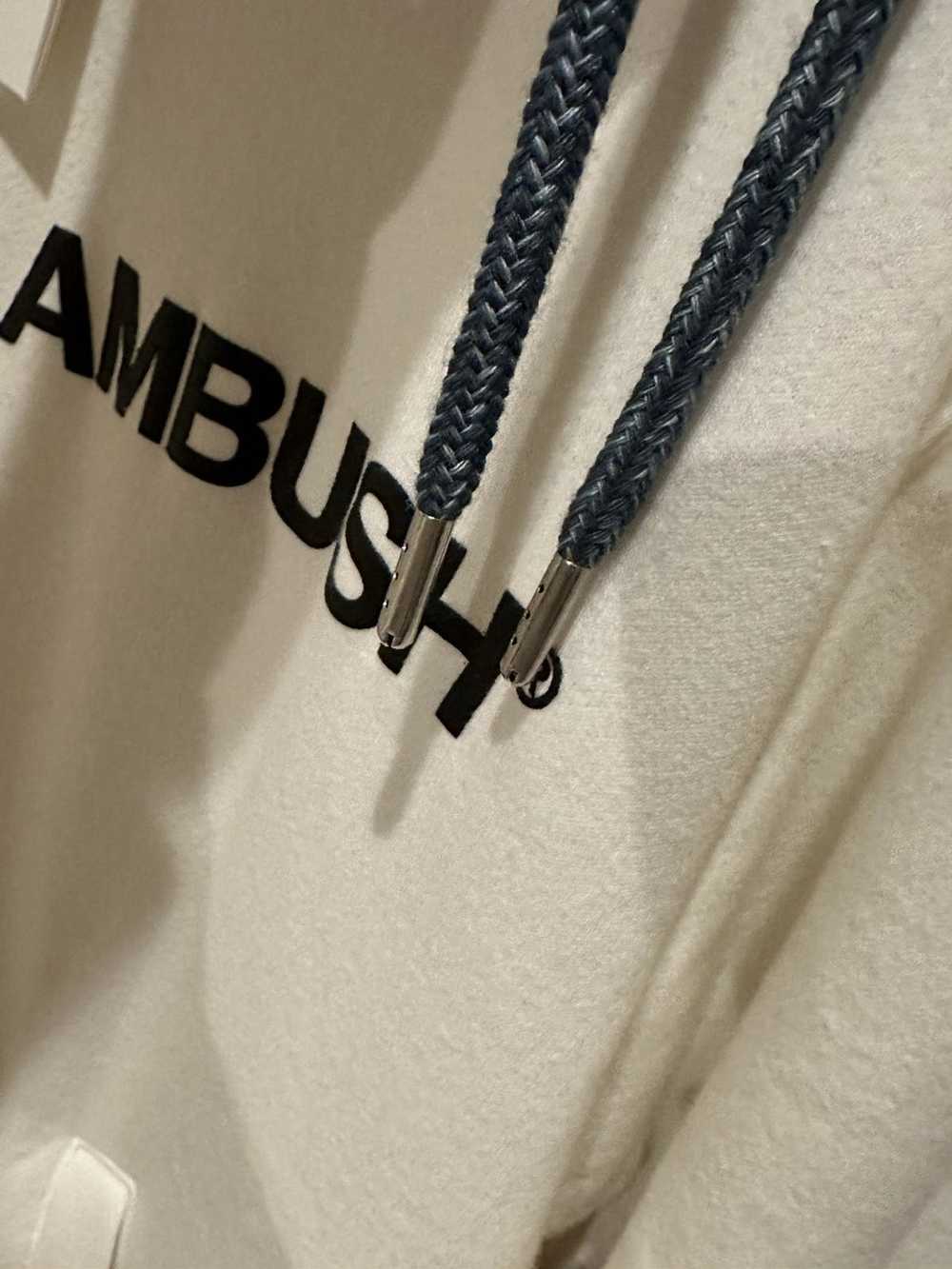 Ambush Design Ambush White Print Logo Hoodie Swea… - image 5