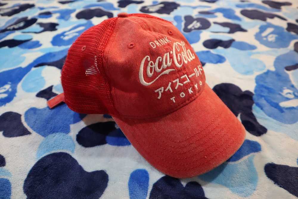 Coca-Cola Script Denim Baseball Cap with Bottle Opener