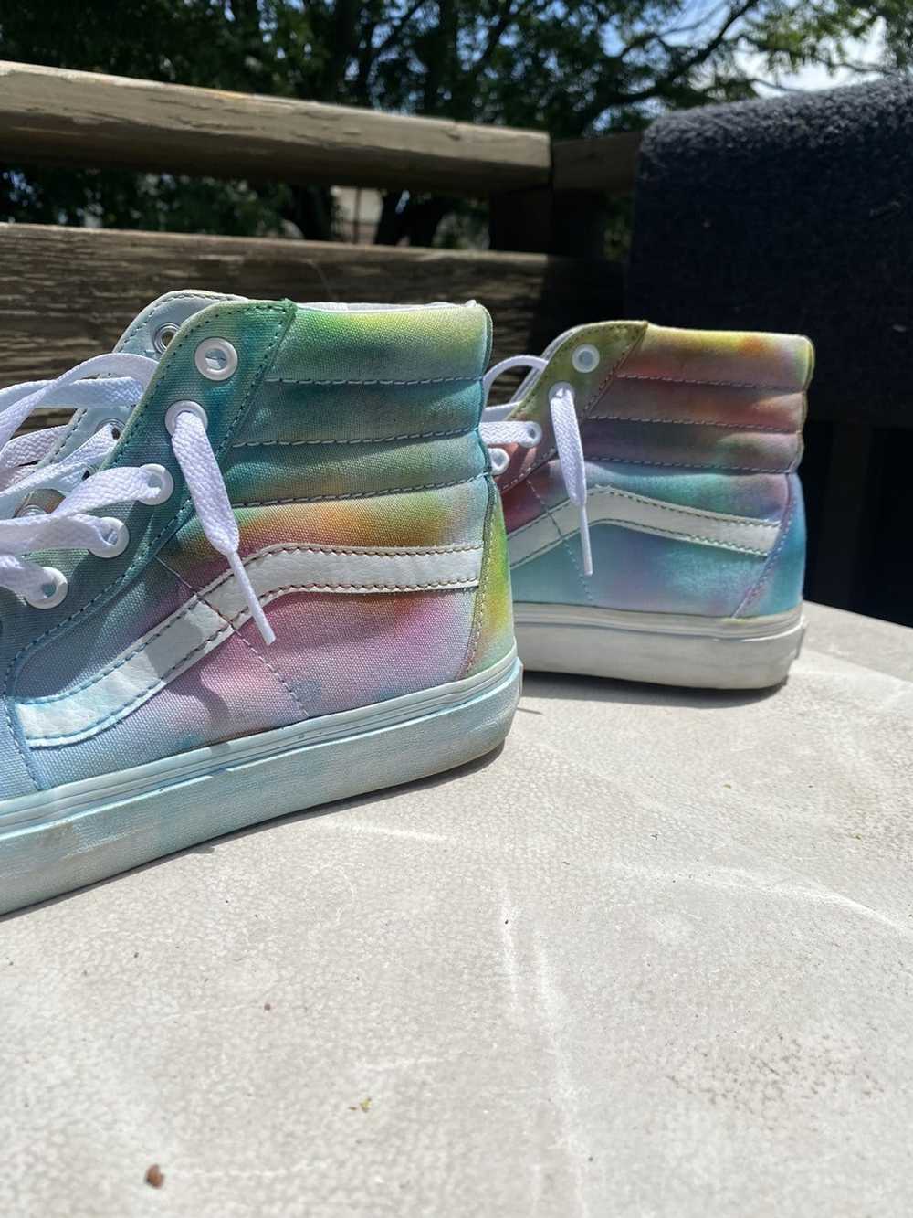 Vans Custom Tie-Dye Sk8-Hi Vans - image 1