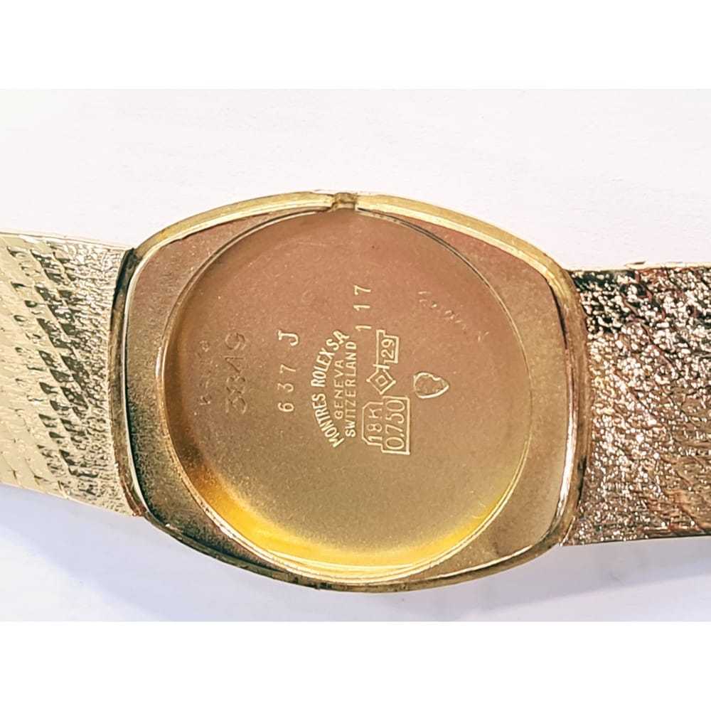 Rolex Cellini yellow gold watch - image 10