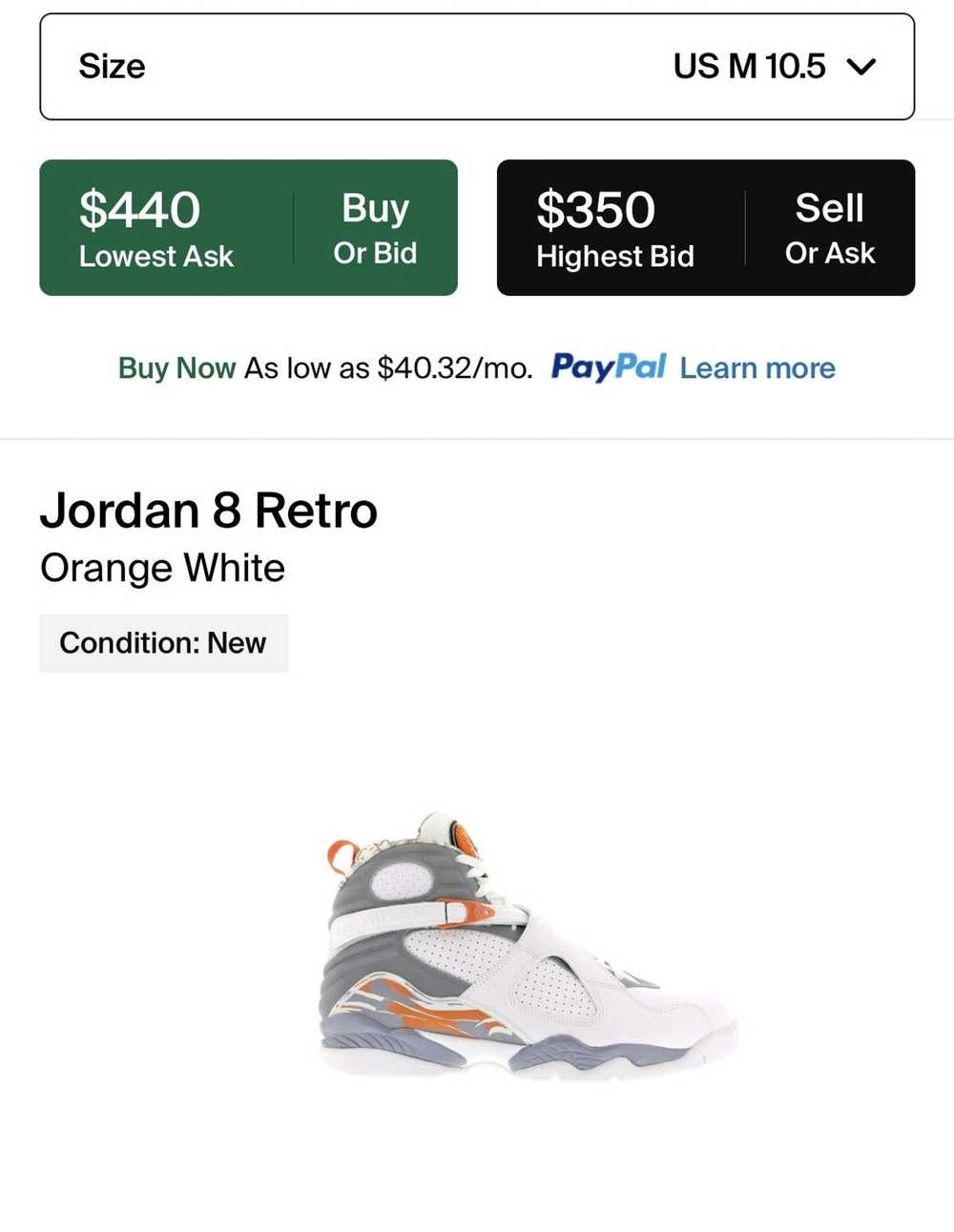 Jordan Brand × Nike × Vintage jordan 8s orange bl… - image 7
