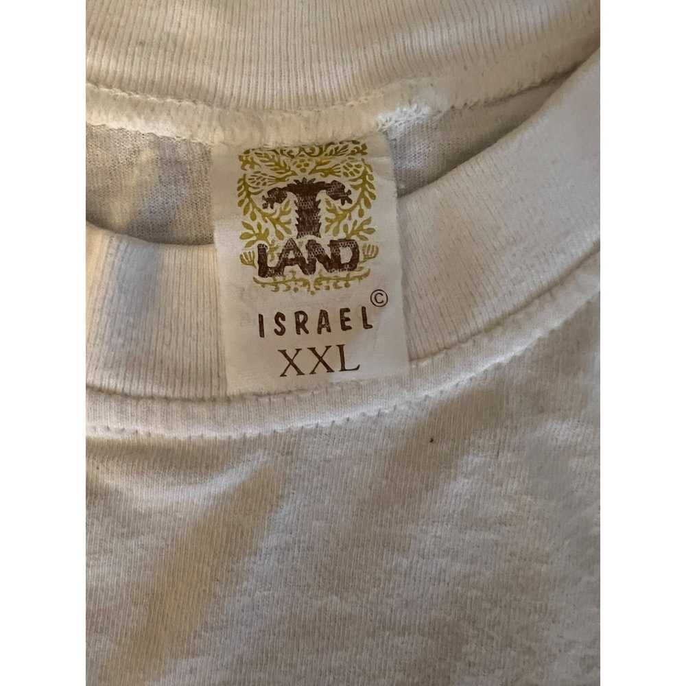 Vintage Vintage Israel Hallelujah White T-shirt S… - image 3