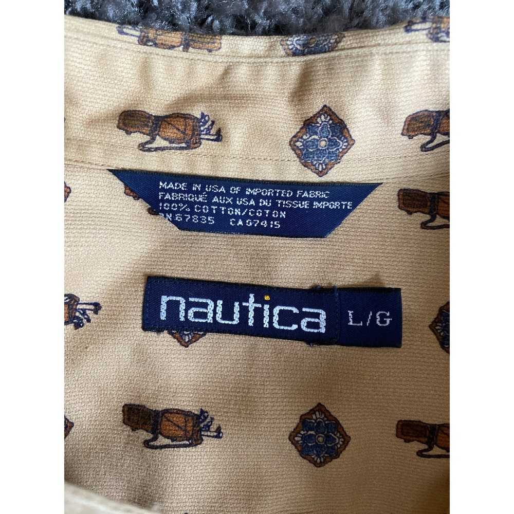 Nautica VINTAGE 90'S NAUTICA MEN'S LONG SLEEVE CO… - image 6