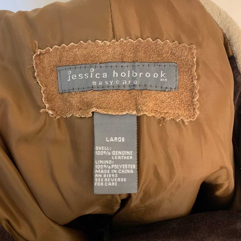 Designer Jessica Holbrook Leather Jacket - image 4