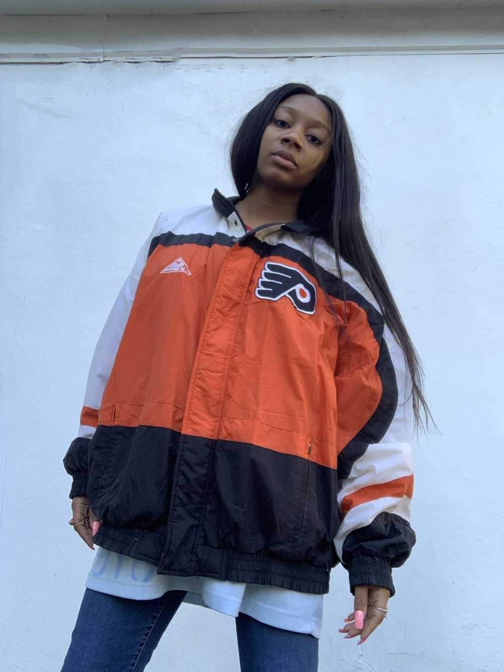 Apex × Vintage Philadelphia Flyers Vintage Coat - image 6