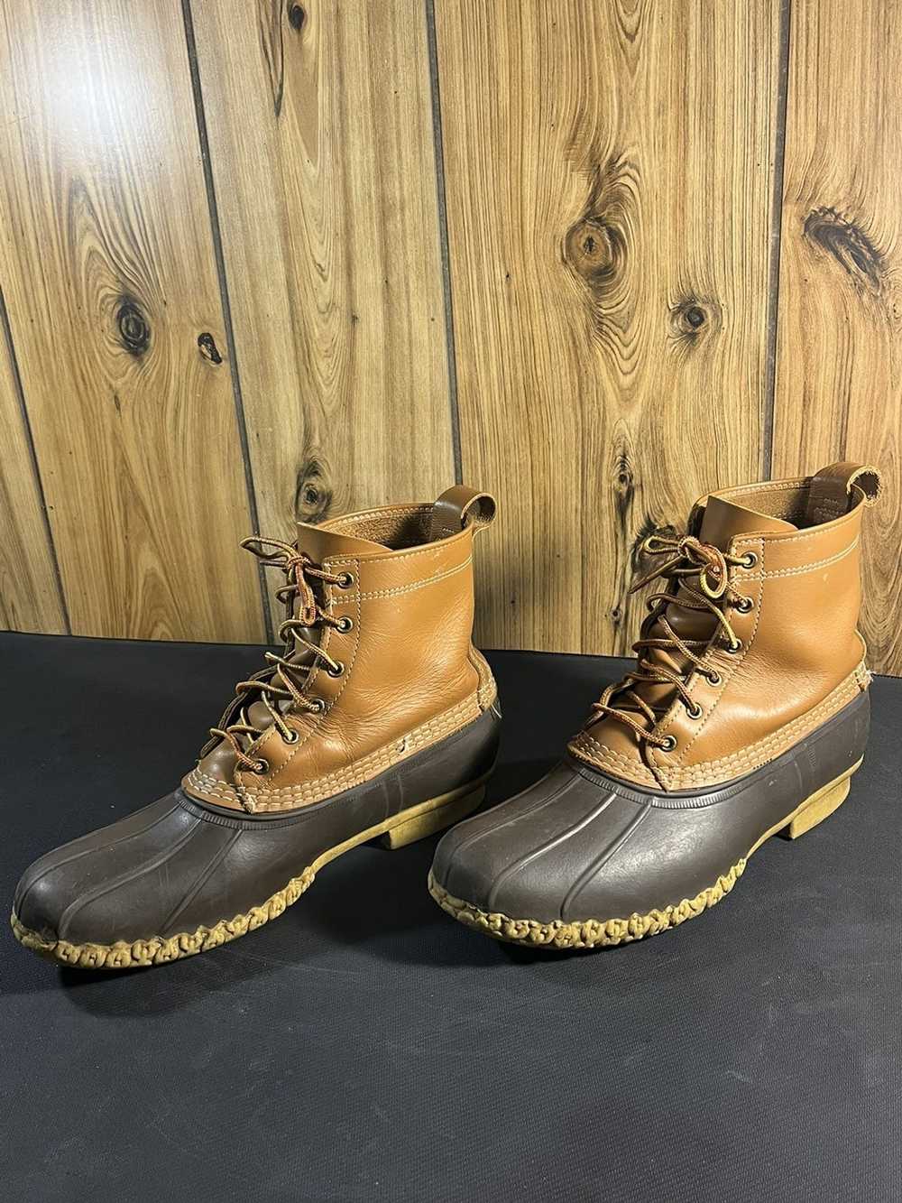 Genuine Leather × L.L. Bean × Vintage Mens Bean b… - image 10